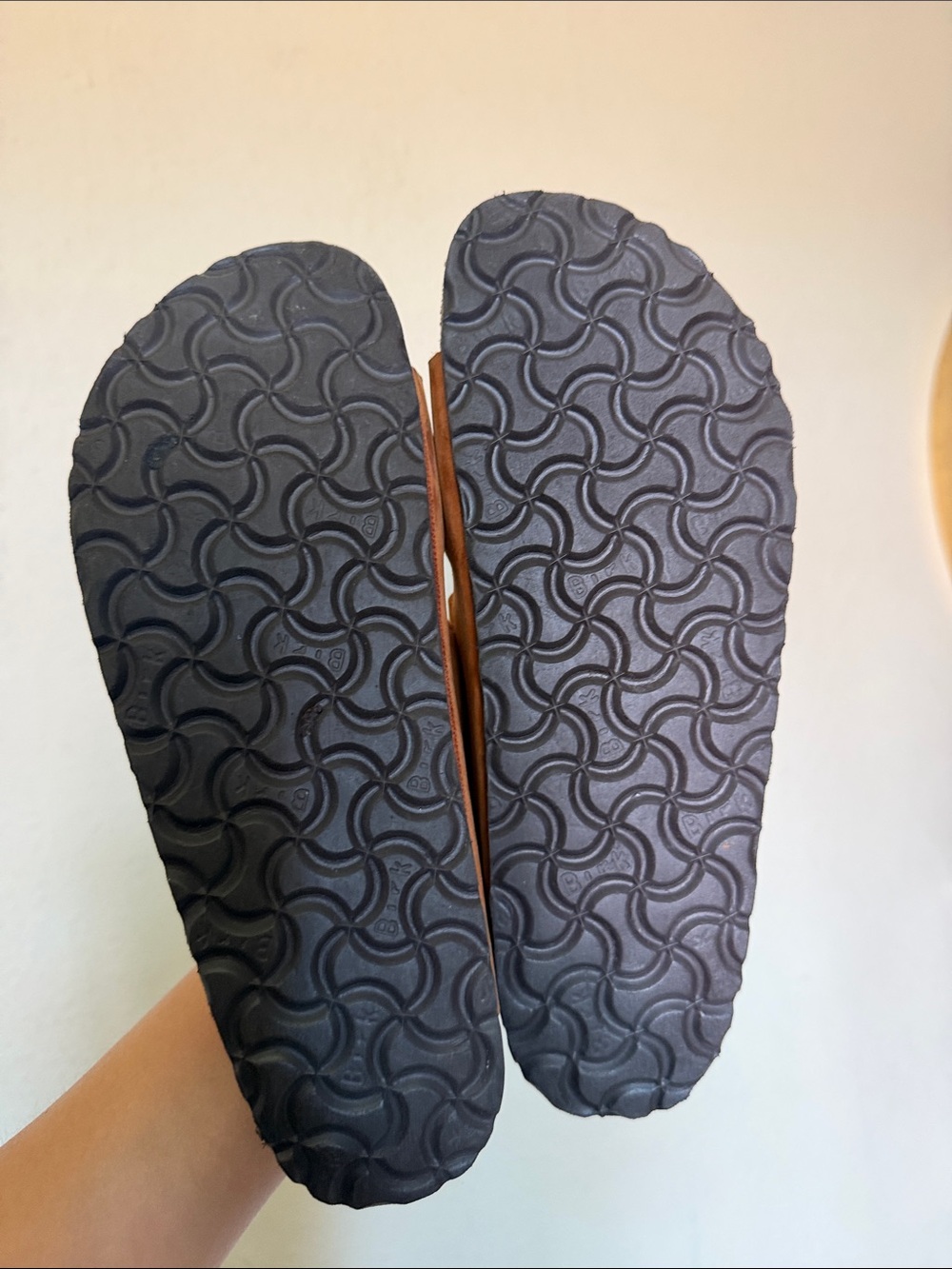 Birkenstock Arizona Soft Footbed Suede Leather Mink ? Size 8 burnt orange - Picture 14 of 14